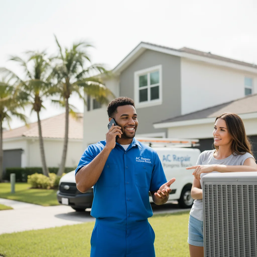 AC Repair Pompano Beach customer support in Cadet
